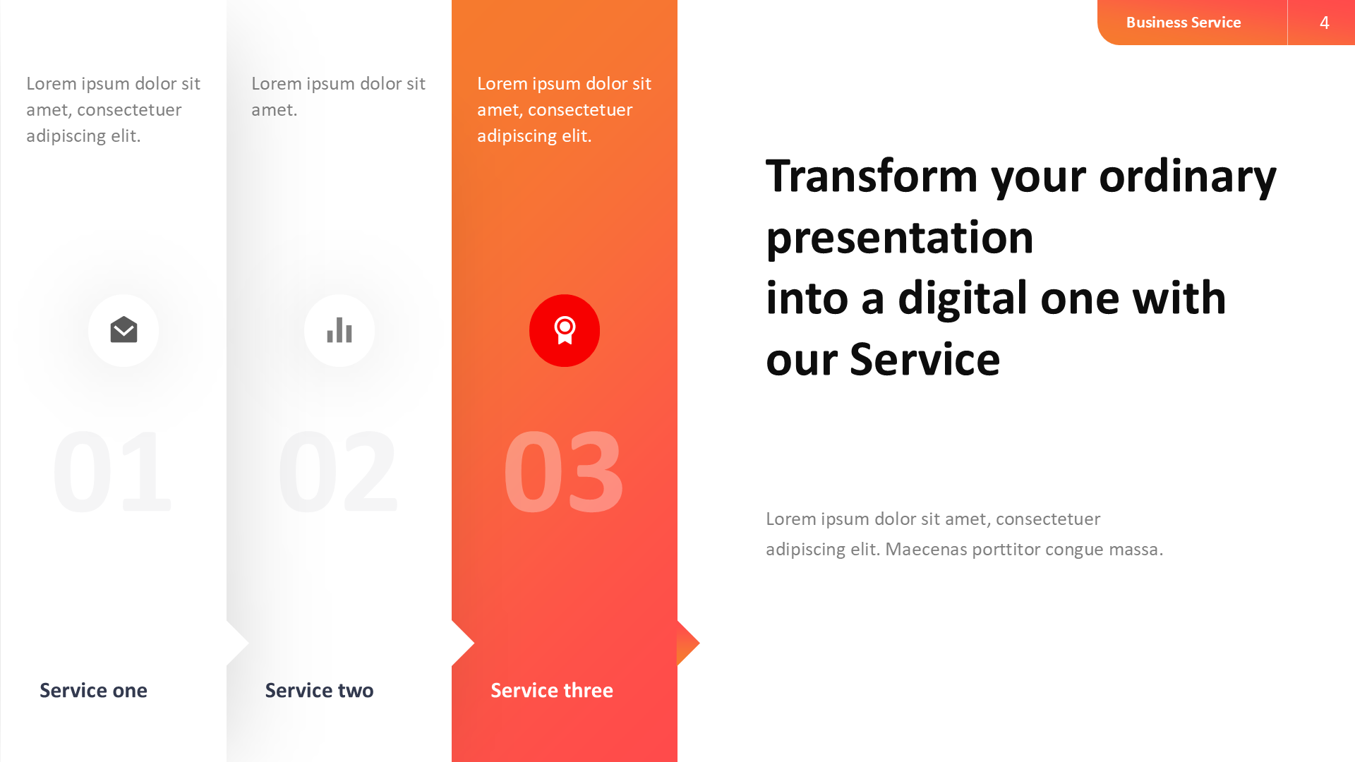 Service Business - Light (no Image) slide 4